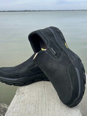 Skechers Men's Relaxed Fit Respected Calum Shoes Sz 10 US 43 EUR Like New